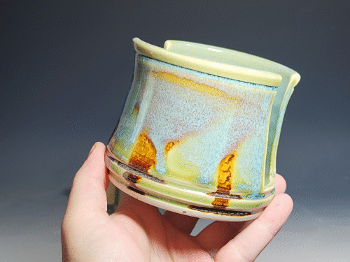 SECONDS SALE Hand Thrown Pottery Kitchen Sink Sponge Holder - Image 4