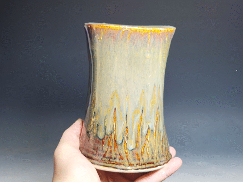 SECONDS SALE! Hand Thrown Pottery Bud Vase - Image 3