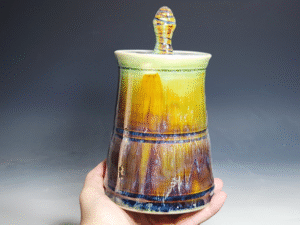 SECONDS SALE! Large Handmade Pottery Lidded Jar