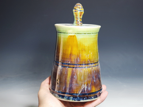 SECONDS SALE! Large Handmade Pottery Lidded Jar