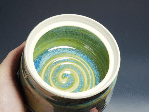 SECONDS SALE! Handmade Pottery Lidded Honey Jar - Image 8