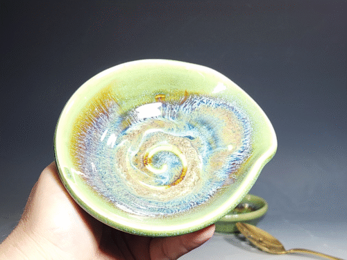 SECONDS SALE! Hand Thrown Ceramic Spoon Rest - Image 2