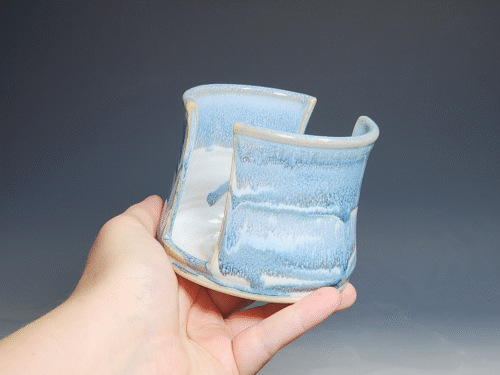 SECONDS SALE! Hand Thrown Pottery Kitchen Sink Sponge Holder - Image 2