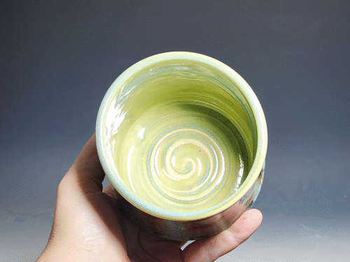 SECONDS SALE! Set of Two (2) Hand Thrown Pottery Wine Cups - Image 5
