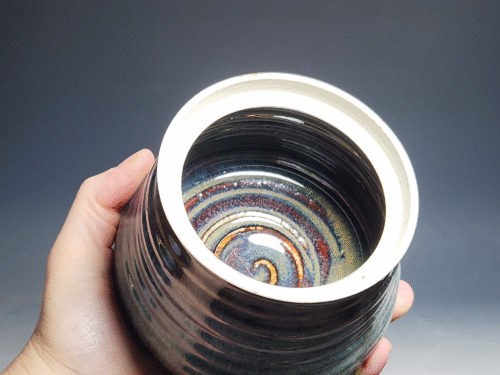 SECONDS SALE! Handmade Pottery Lidded Honey Jar - Image 5