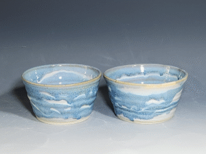 SECONDS SALE! Hand Thrown Set of Two (2) Thrown Pottery Bowls