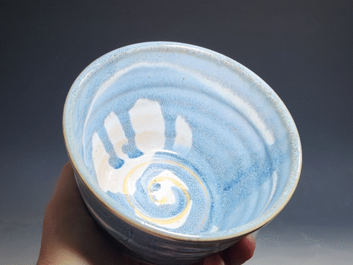 SECONDS SALE! Hand Thrown Set of Two (2) Thrown Pottery Bowls - Image 6