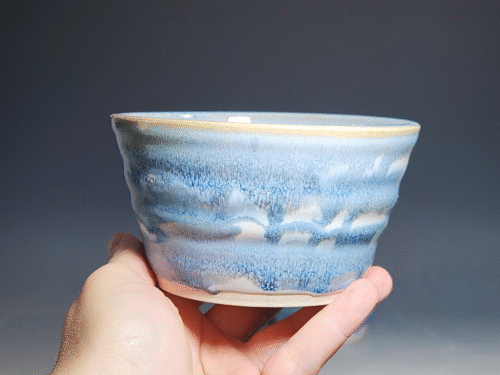 SECONDS SALE! Hand Thrown Set of Two (2) Thrown Pottery Bowls - Image 4