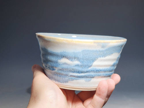 SECONDS SALE! Hand Thrown Set of Two (2) Thrown Pottery Bowls - Image 3