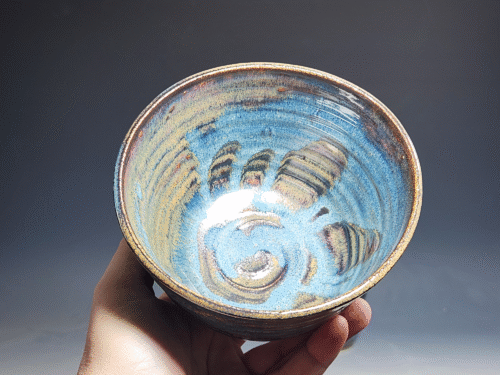 SECONDS SALE! Hand Thrown Set of Two (2) Thrown Pottery Bowls - Image 5