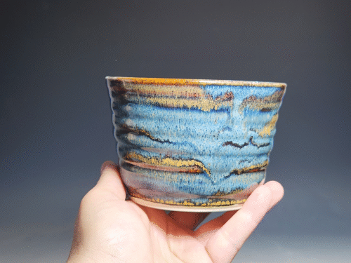 SECONDS SALE! Hand Thrown Set of Two (2) Thrown Pottery Bowls - Image 3