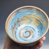 SECONDS SALE! Hand Thrown Set of Two (2) Thrown Pottery Bowls - Image 4