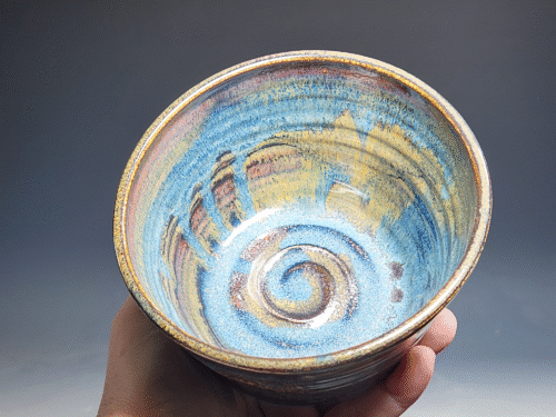 SECONDS SALE! Hand Thrown Set of Two (2) Thrown Pottery Bowls - Image 4