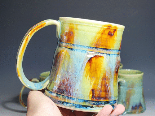 SECONDS SALE! Hand-Thrown Ceramic Coffee Mug - Image 4