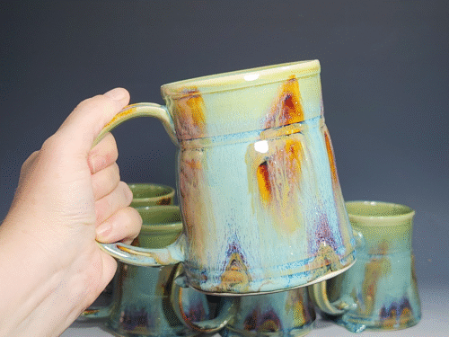 SECONDS SALE! Hand-Thrown Ceramic Coffee Mug - Image 2