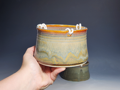 SECONDS SALE! Hand-thrown Pottery Hanging Planter