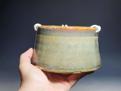 SECONDS SALE! Hand-thrown Pottery Hanging Planter - Image 2
