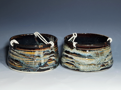 SECONDS SALE! Hand-thrown Pottery Hanging Planter - Image 6