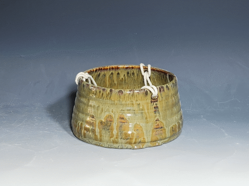 SECONDS SALE! Hand-thrown Pottery Hanging Planter - Image 5