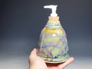 SECONDS SALE! Hand Thrown Pottery Liquid Soap Dispenser