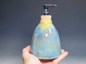 SECONDS SALE! Hand Thrown Pottery Liquid Soap Dispenser