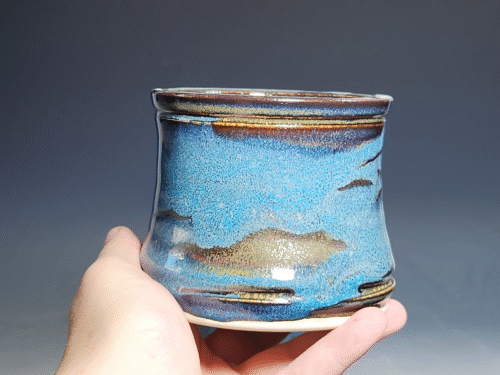 Set of Two (2) Hand Thrown Pottery Wine Cups