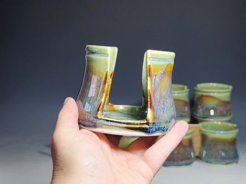 Hand Thrown Pottery Sponge Holder - Image 5