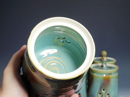 Hand Thrown Ceramic Garlic Keeper, Handmade Pottery Kitchen Decor - Image 7