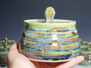 Hand Thrown Pottery Microwave Egg Cooker, Ceramic Poached Egg Cooker