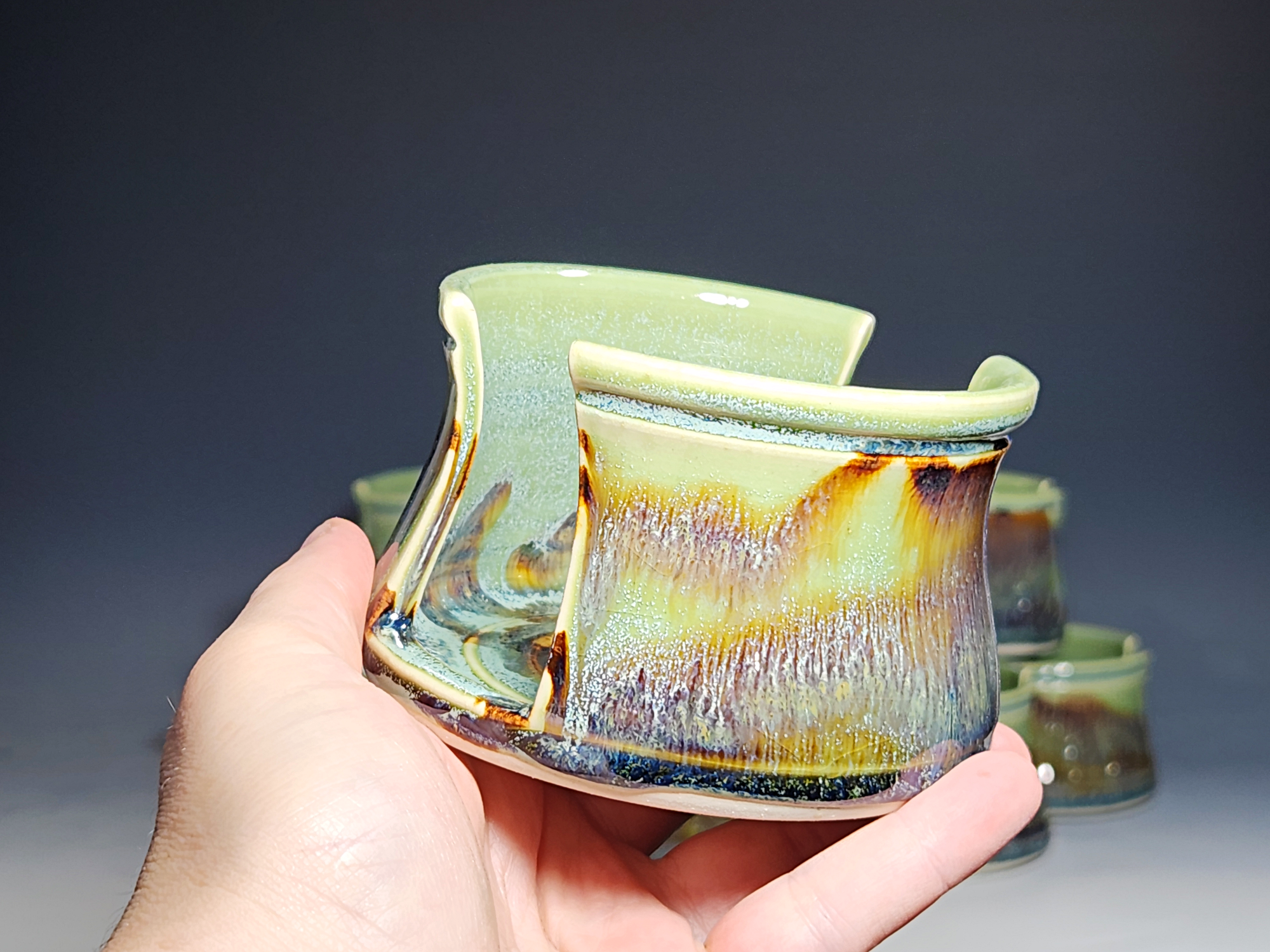 Hand Thrown Pottery Sponge Holder - Image 12