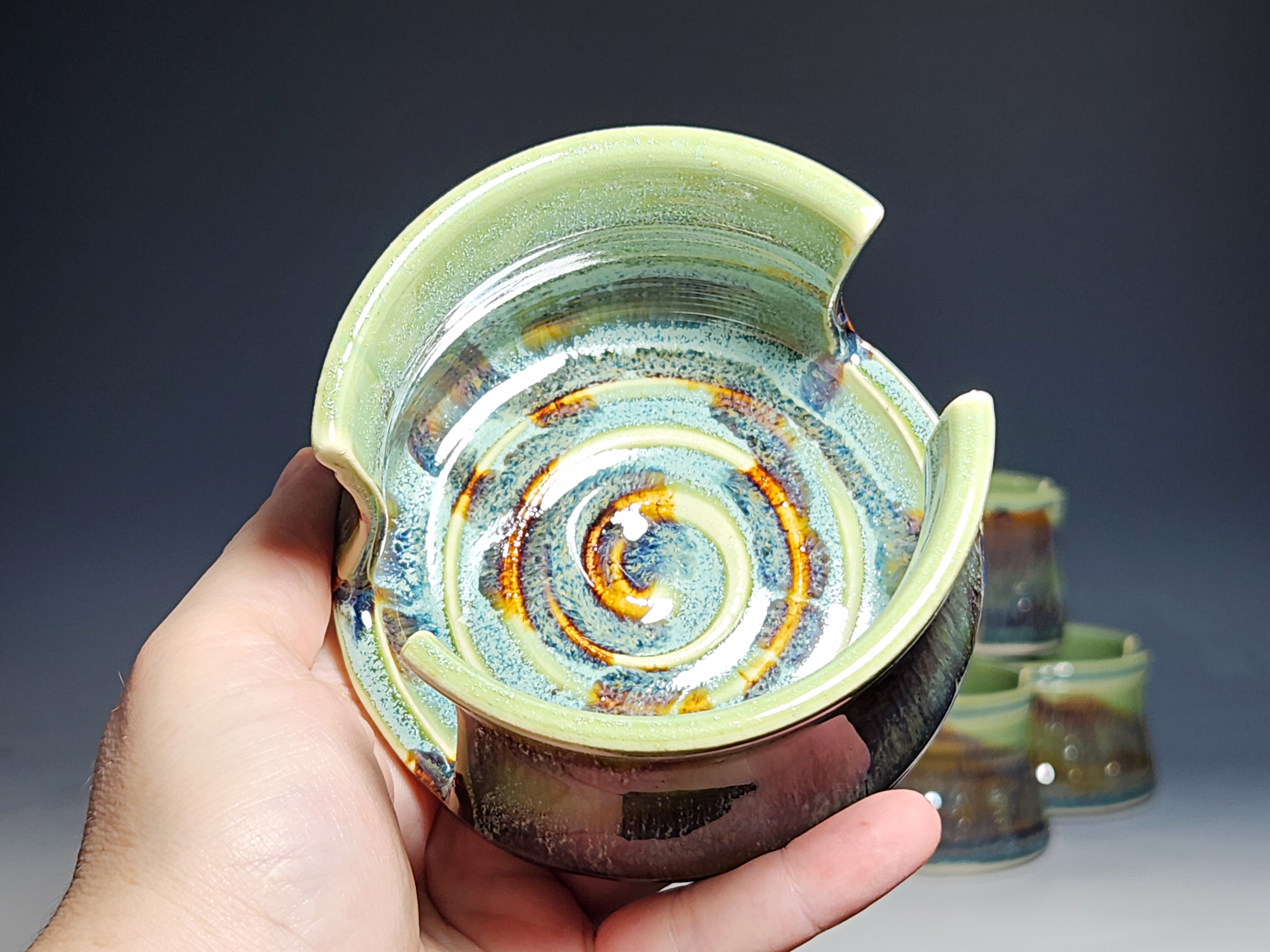 Hand Thrown Pottery Sponge Holder - Image 11