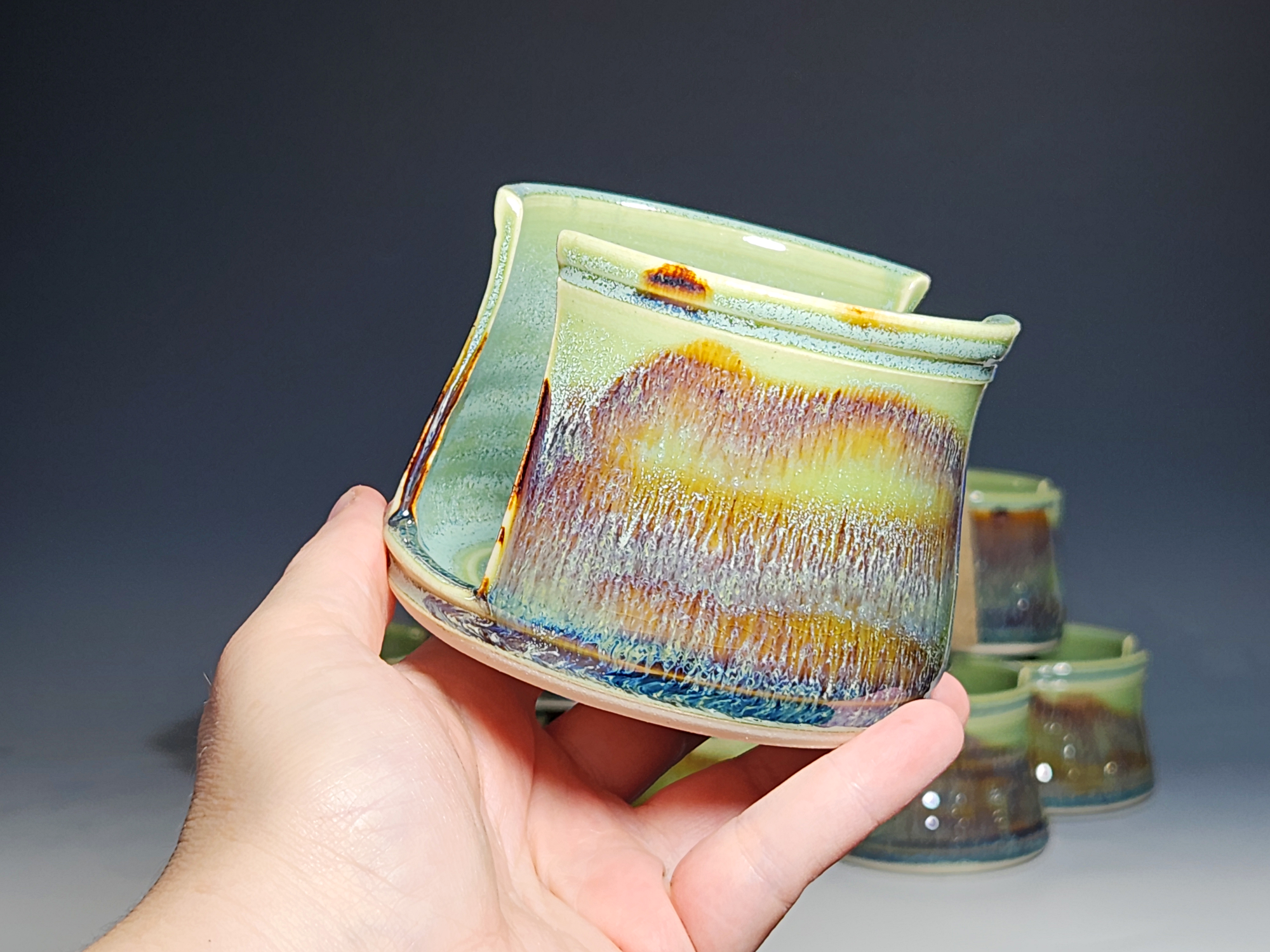 Hand Thrown Pottery Sponge Holder - Image 10