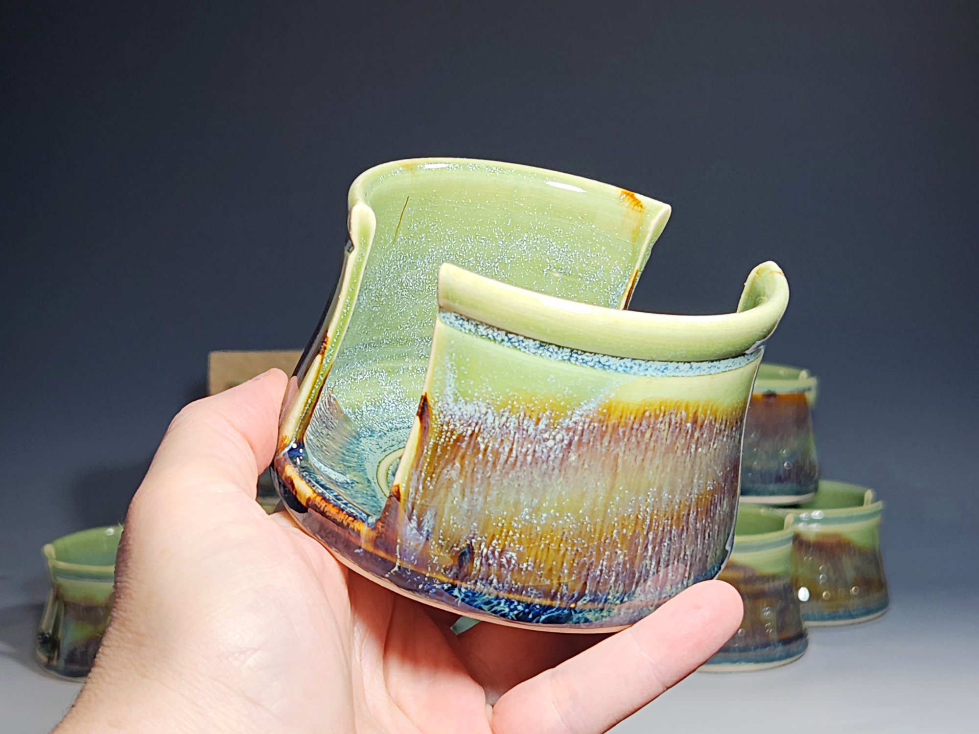 Hand Thrown Pottery Sponge Holder - Image 5