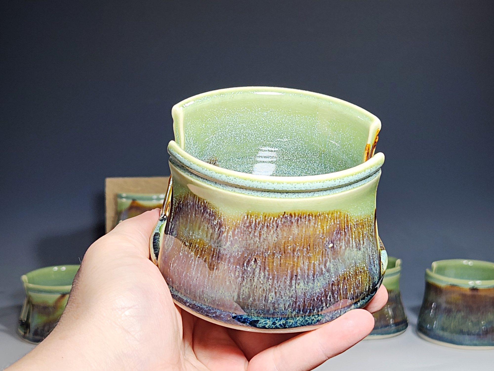 Hand Thrown Pottery Sponge Holder - Image 4