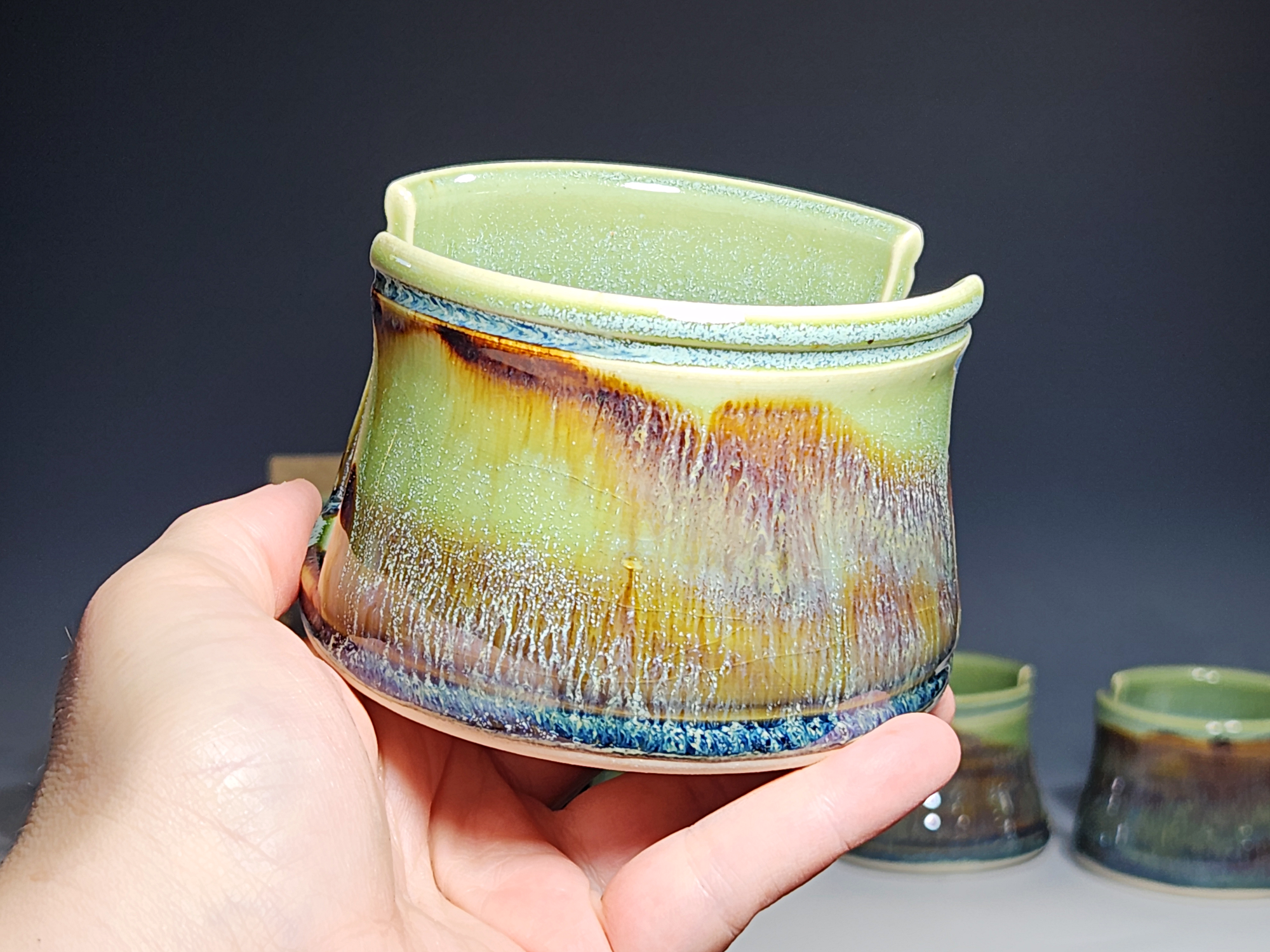 Hand Thrown Pottery Sponge Holder - Image 3