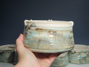 Hand-thrown Pottery Hanging Planter