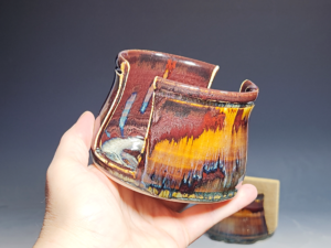 Hand Thrown Pottery Sponge Holder, Kitchen Sink Ceramic Sponge Holder, Rustic, Handmade, Each