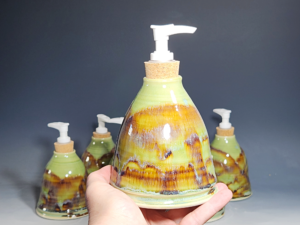 SECONDS SALE! Hand Thrown Pottery Liquid Soap Dispenser