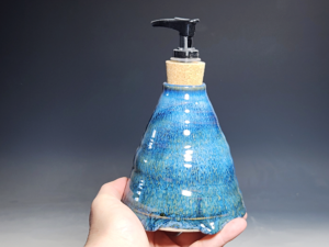 SECONDS SALE! Hand Thrown Pottery Liquid Soap Dispenser