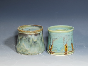 SECONDS SALE! Set of Two (2) Hand Thrown Pottery Wine Cups