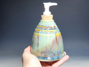 SECONDS SALE! Hand Thrown Pottery Liquid Soap Dispenser