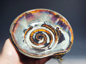 SECONDS SALE! Hand Thrown Ceramic Spoon Rest, Handmade Spoon Holder, Ladle Rest, Tea Bag Holder, Coffee Spoonrest, Rustic, Each