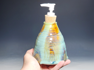 SECONDS SALE! Hand Thrown Pottery Liquid Soap Dispenser