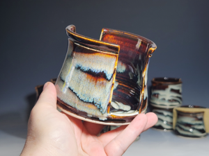 Hand Thrown Pottery Sponge Holder, Kitchen Sink Ceramic Sponge Holder, Rustic, Handmade, Each