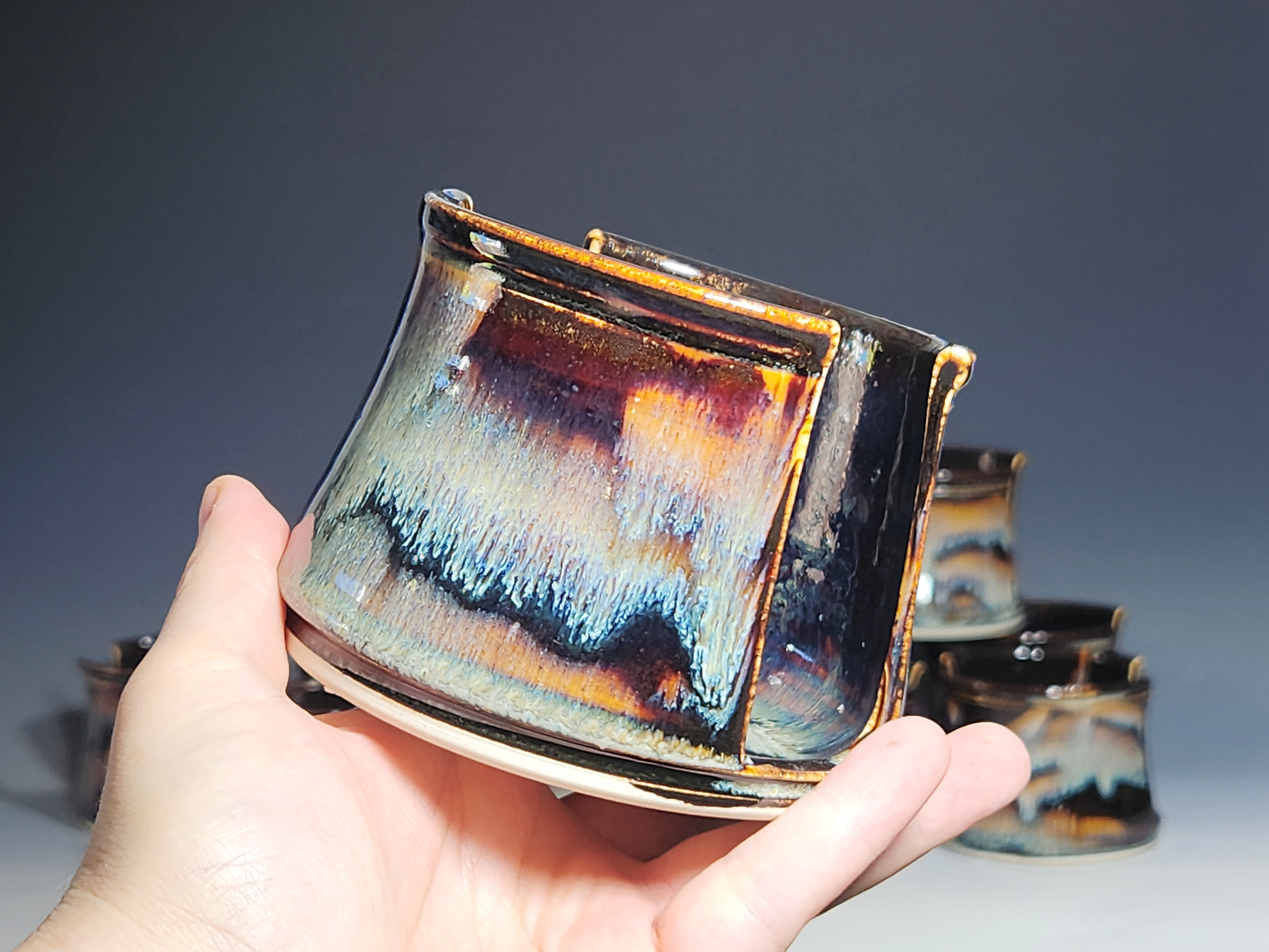 Hand Thrown Pottery Sponge Holder, Kitchen Sink Ceramic Sponge Holder, Rustic, Handmade, Each - Image 13