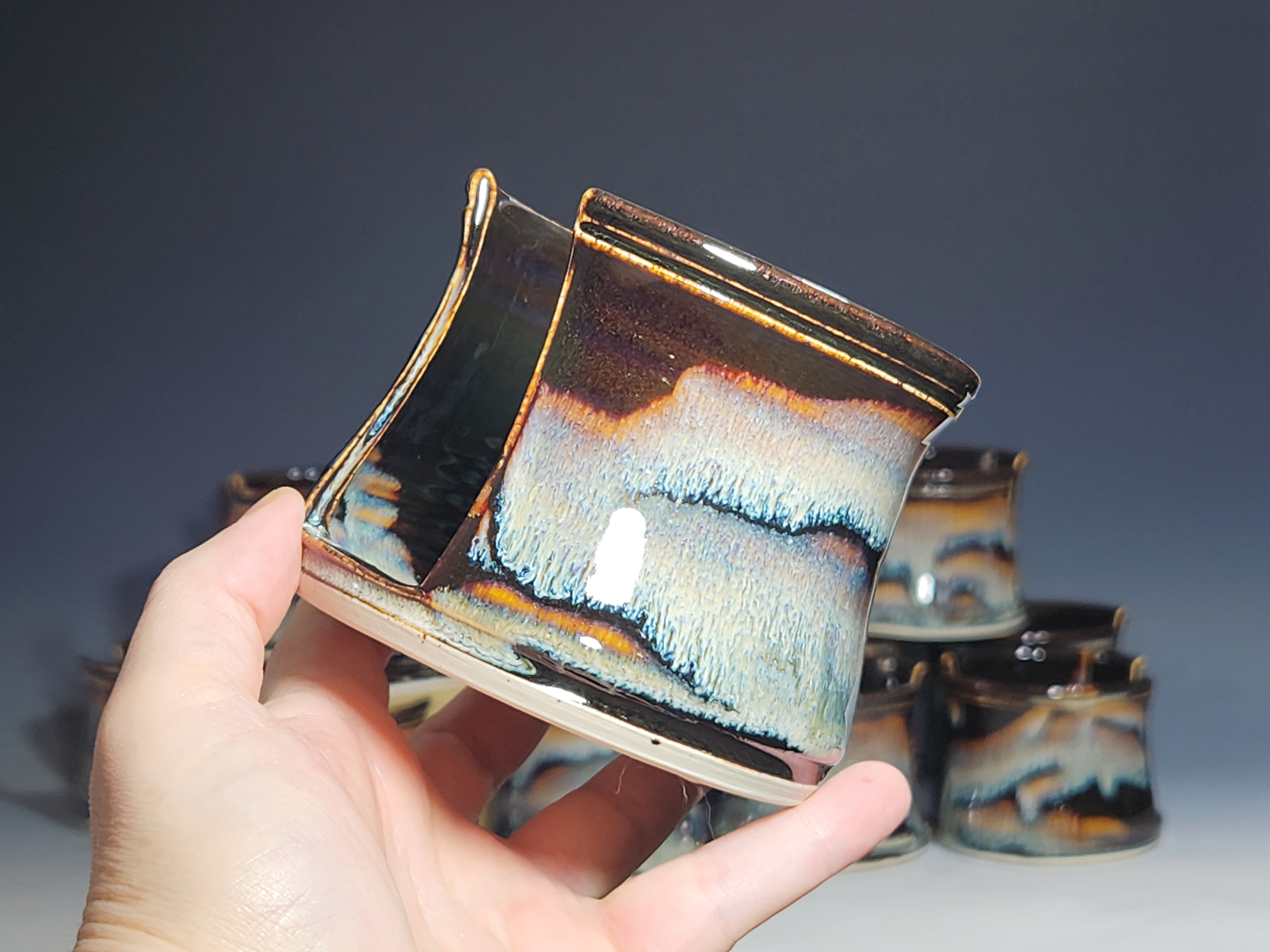 Hand Thrown Pottery Sponge Holder, Kitchen Sink Ceramic Sponge Holder, Rustic, Handmade, Each - Image 8