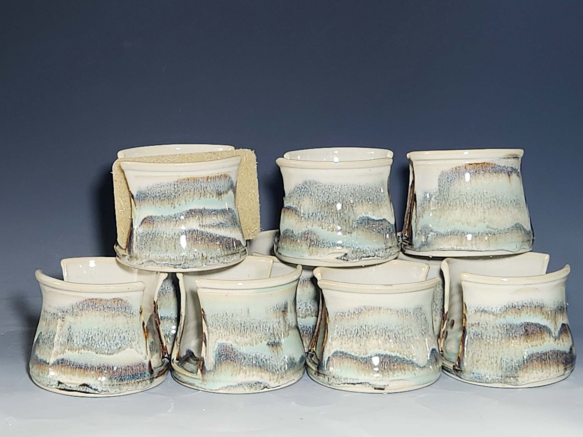 Hand Thrown Pottery Sponge Holder, Kitchen Sink Ceramic Sponge Holder, Rustic, Handmade, Each - Image 12