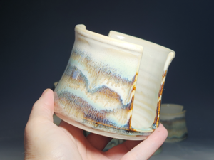 Hand Thrown Pottery Sponge Holder, Kitchen Sink Ceramic Sponge Holder, Rustic, Handmade, Each