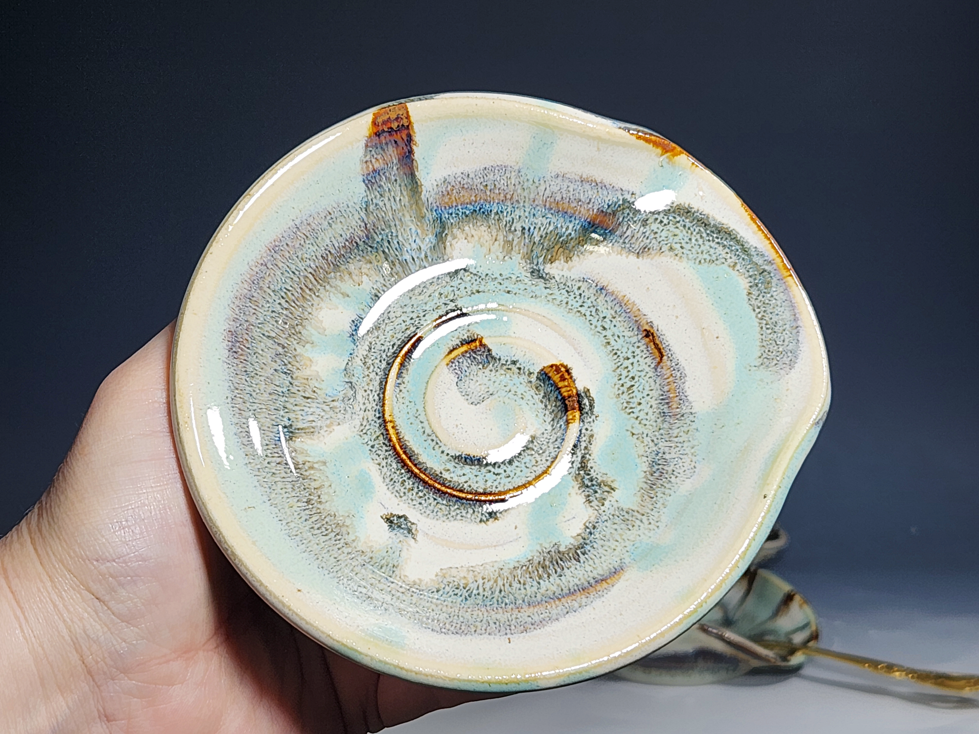 Hand Thrown Ceramic Spoon Rest, Handmade Spoon Holder, Ladle Rest, Tea Bag Holder, Coffee Spoonrest, Rustic, Each - Image 16