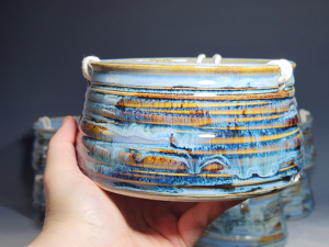 Hand-thrown Pottery Hanging Planter